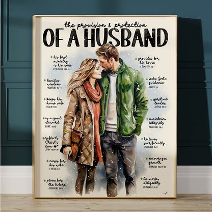 “Provision of A Husband” Christian Art Print