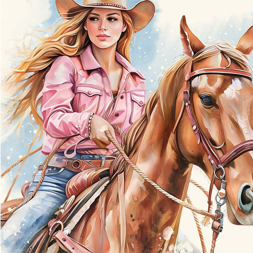 Western | Ride with Jesus | Scripture Prompt Art Print