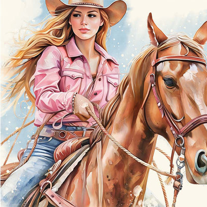 Western | Ride with Jesus | Scripture Prompt Art Print