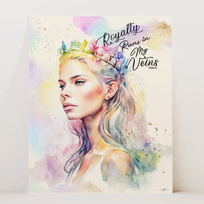Royalty, Giclée Art Print, Christmas Framed Wall Art