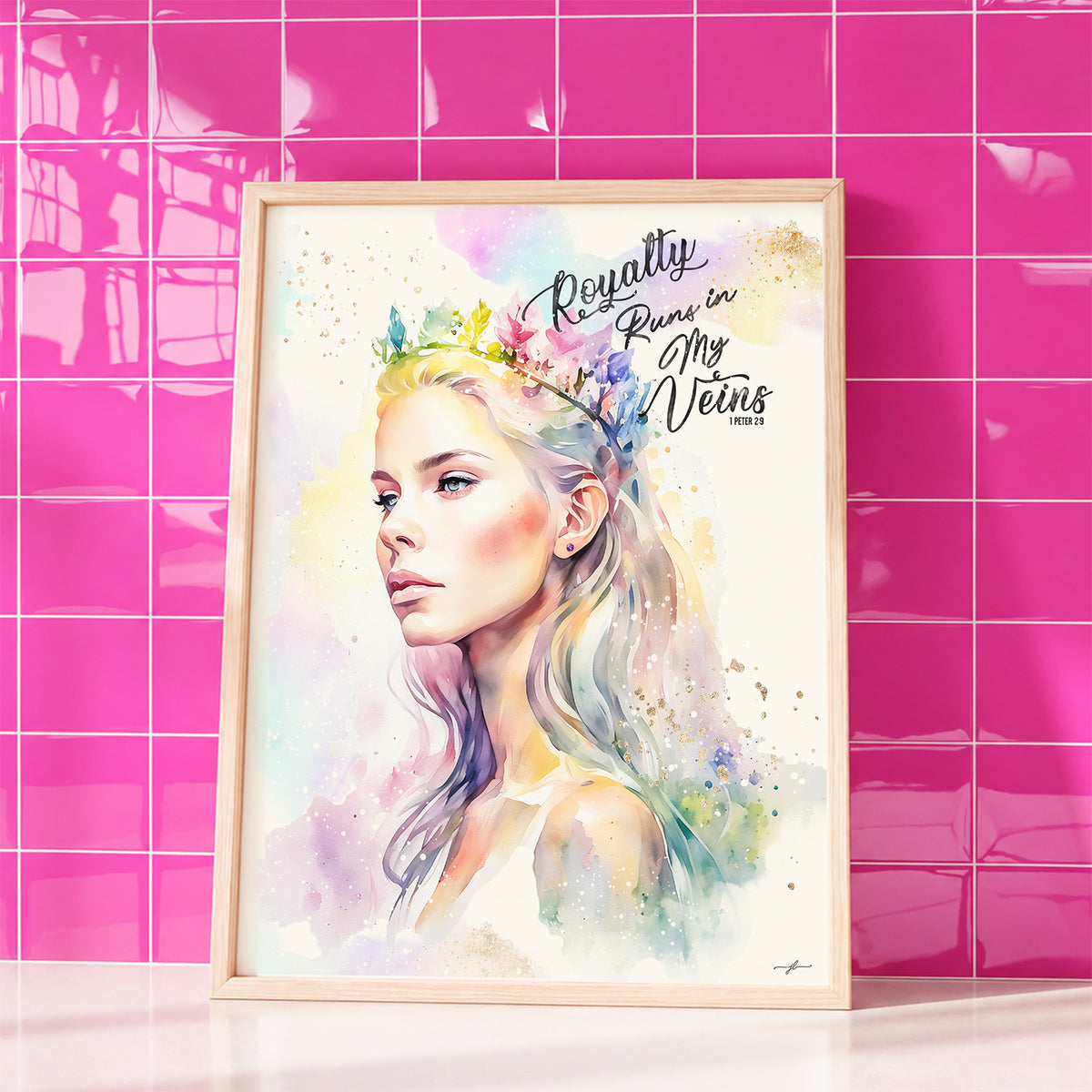 Royalty, Giclée Art Print, Christmas Framed Wall Art