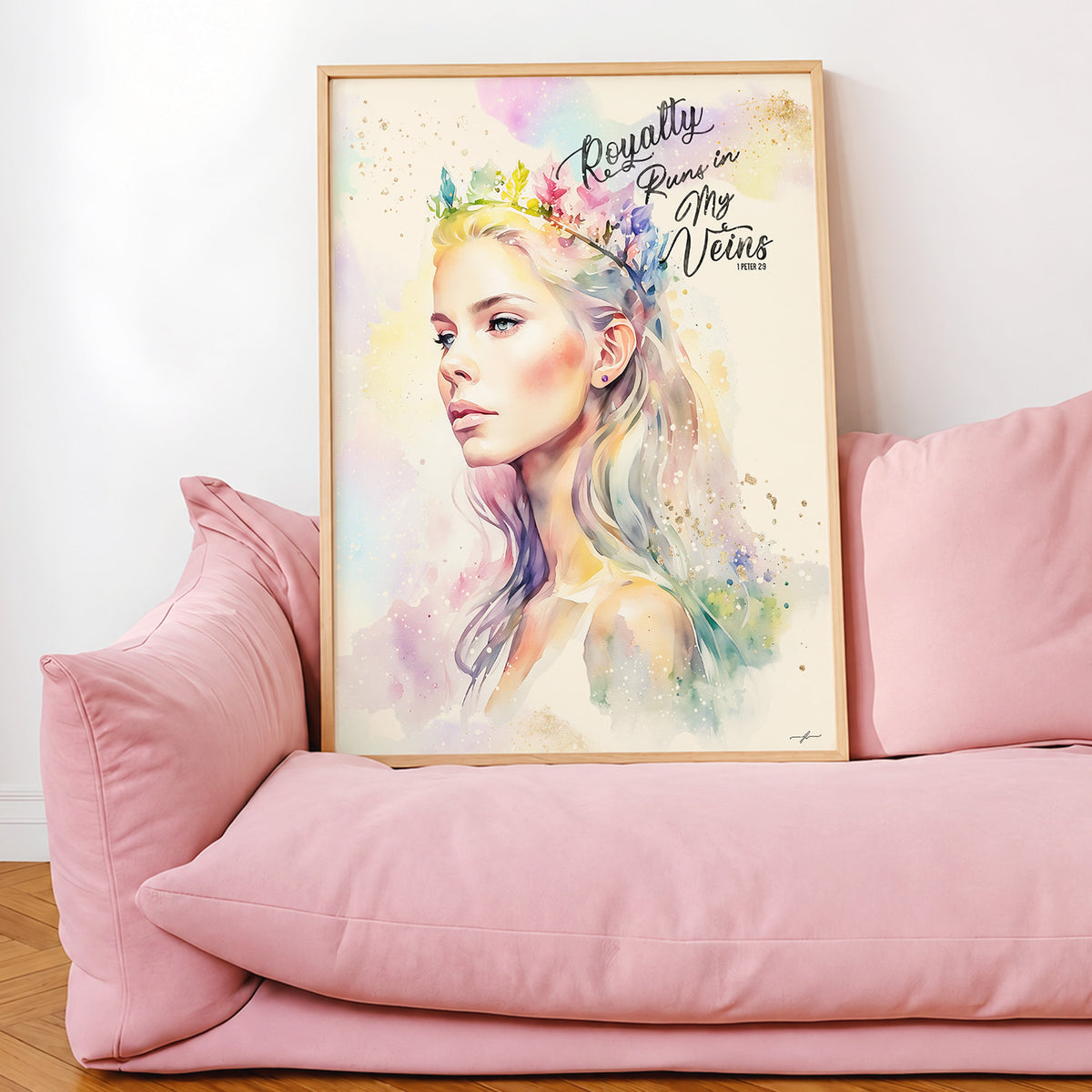 Royalty, Giclée Art Print, Christmas Framed Wall Art