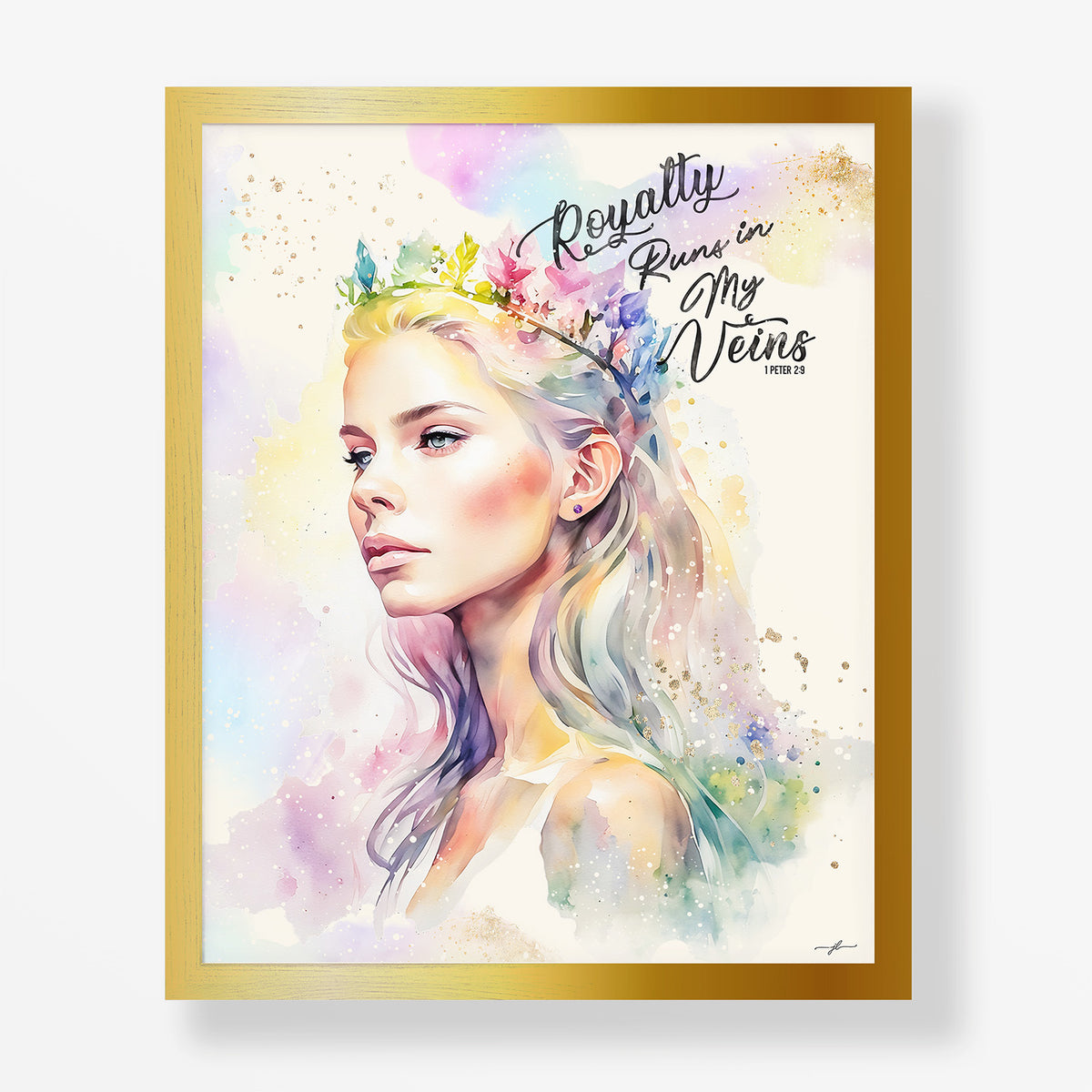 Royalty, Giclée Art Print, Christmas Framed Wall Art