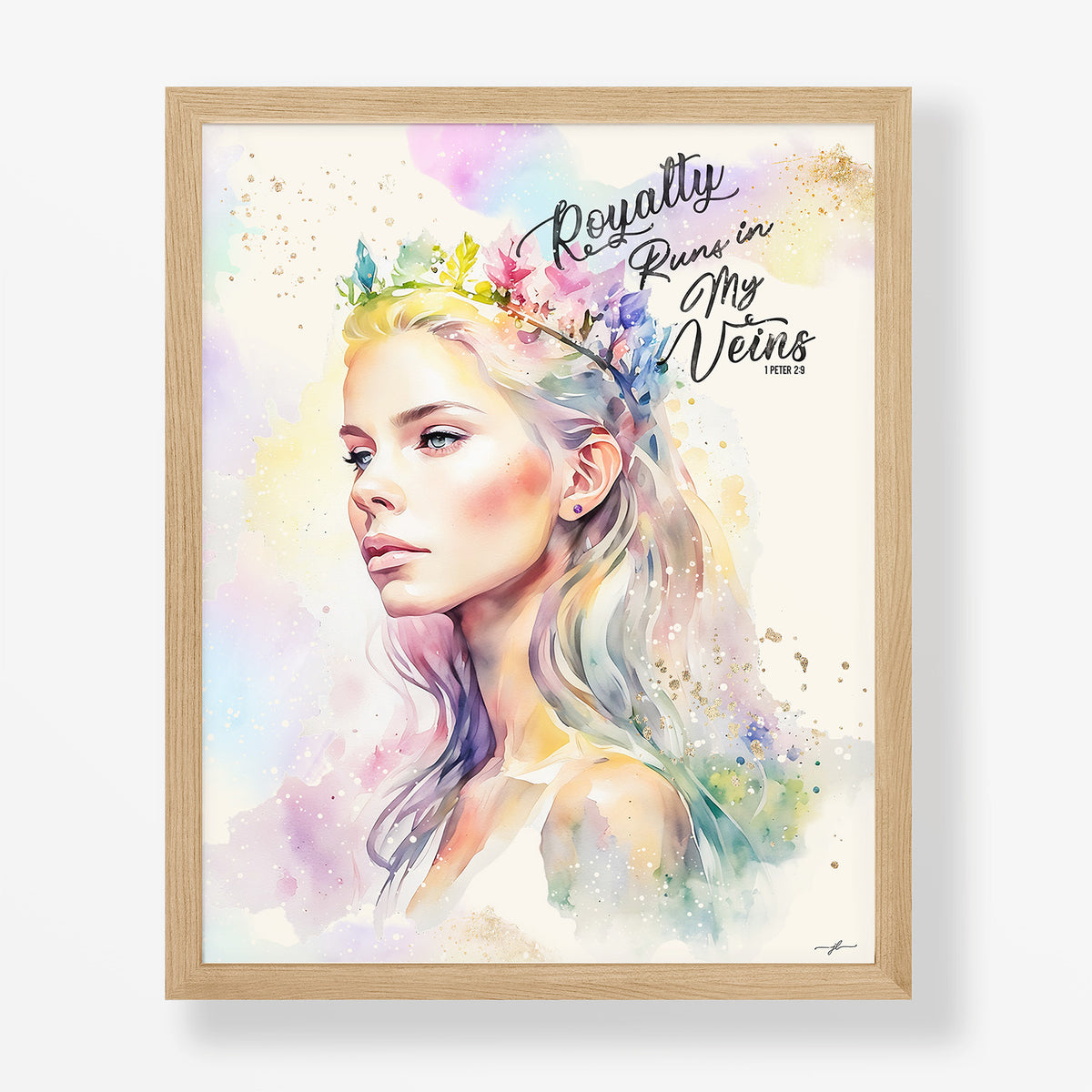 Royalty, Giclée Art Print, Christmas Framed Wall Art