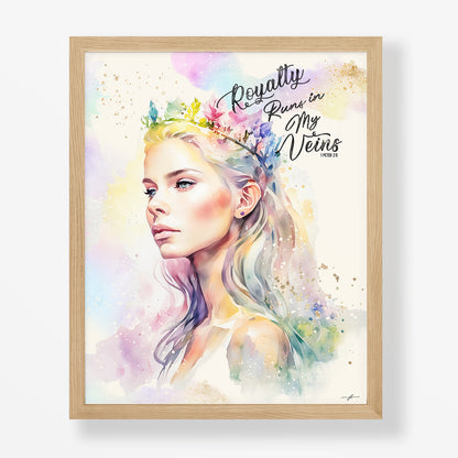 Royalty, Giclée Art Print, Christmas Framed Wall Art