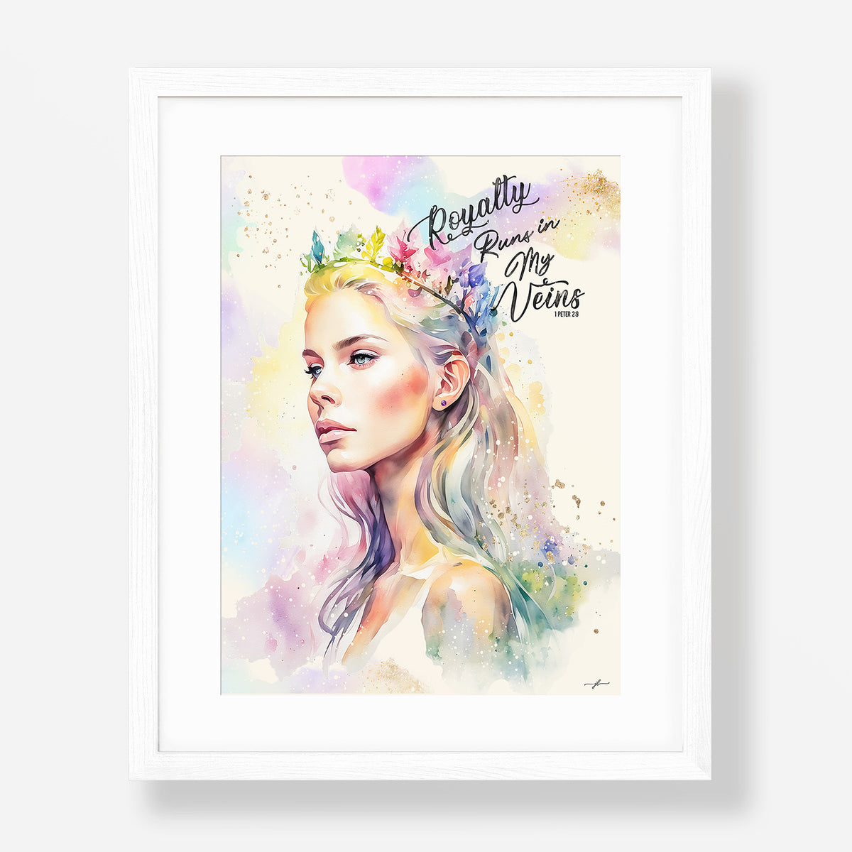 Royalty, Giclée Art Print, Christmas Framed Wall Art