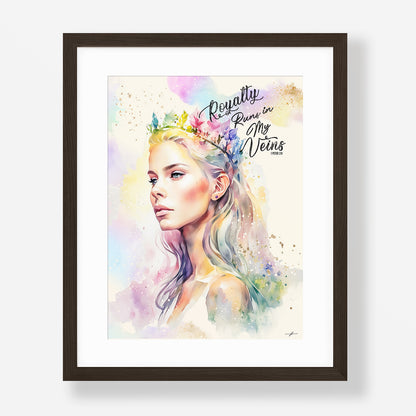 Royalty, Giclée Art Print, Christmas Framed Wall Art