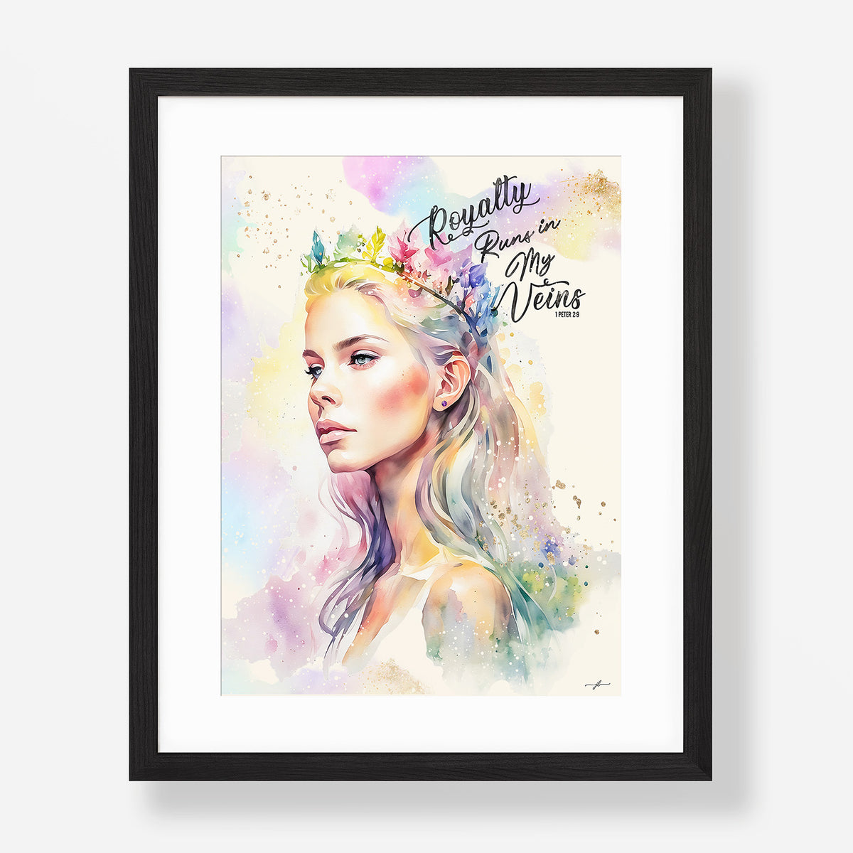 Royalty, Giclée Art Print, Christmas Framed Wall Art