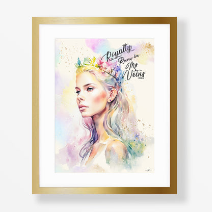 Royalty, Giclée Art Print, Christmas Framed Wall Art
