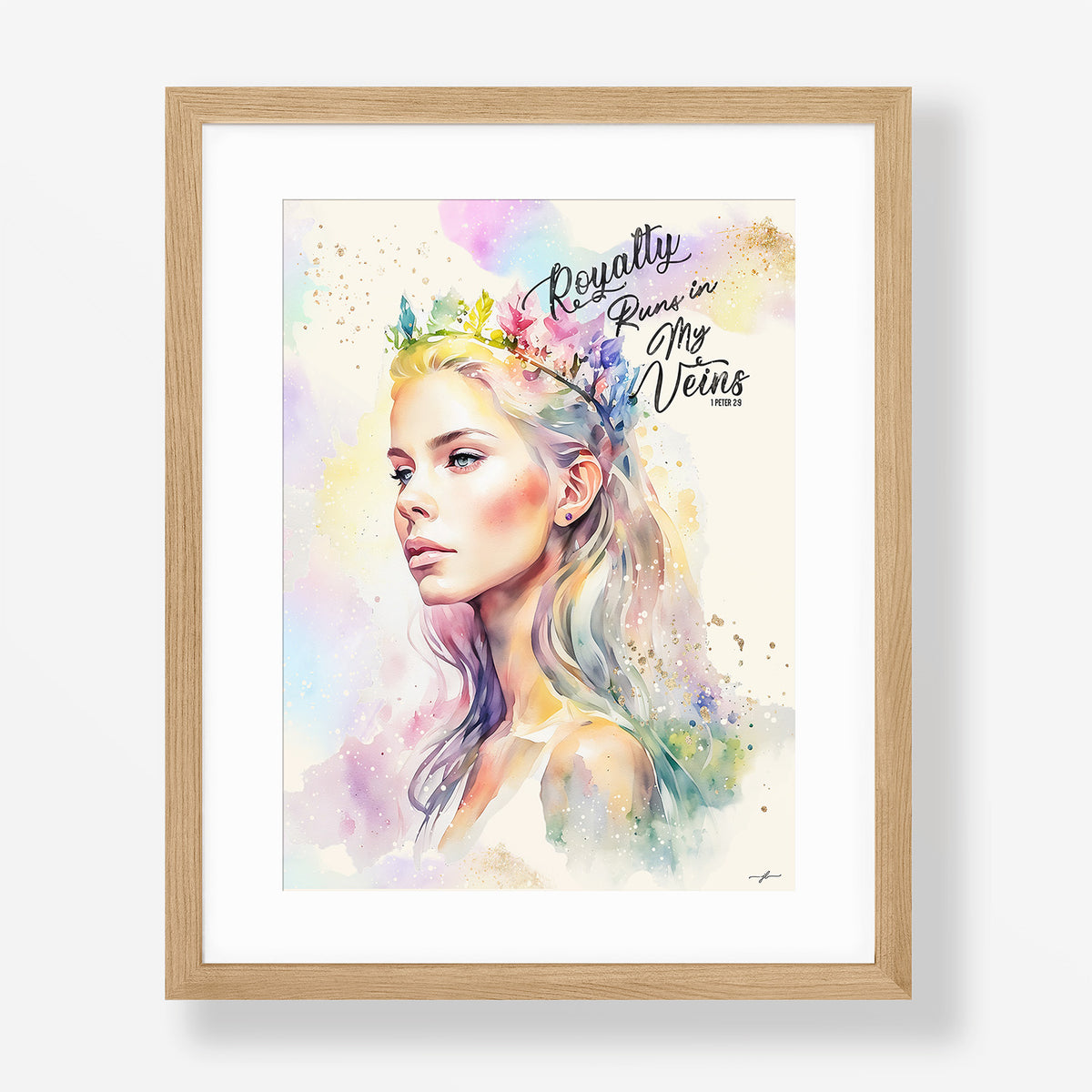 Royalty, Giclée Art Print, Christmas Framed Wall Art