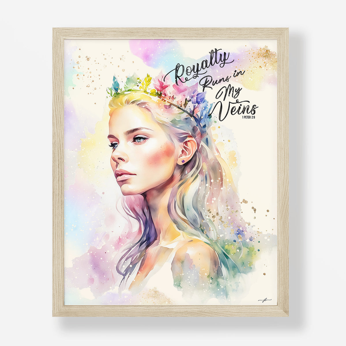 Royalty, Giclée Art Print, Christmas Framed Wall Art