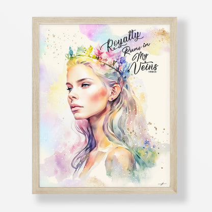 Royalty, Giclée Art Print, Christmas Framed Wall Art