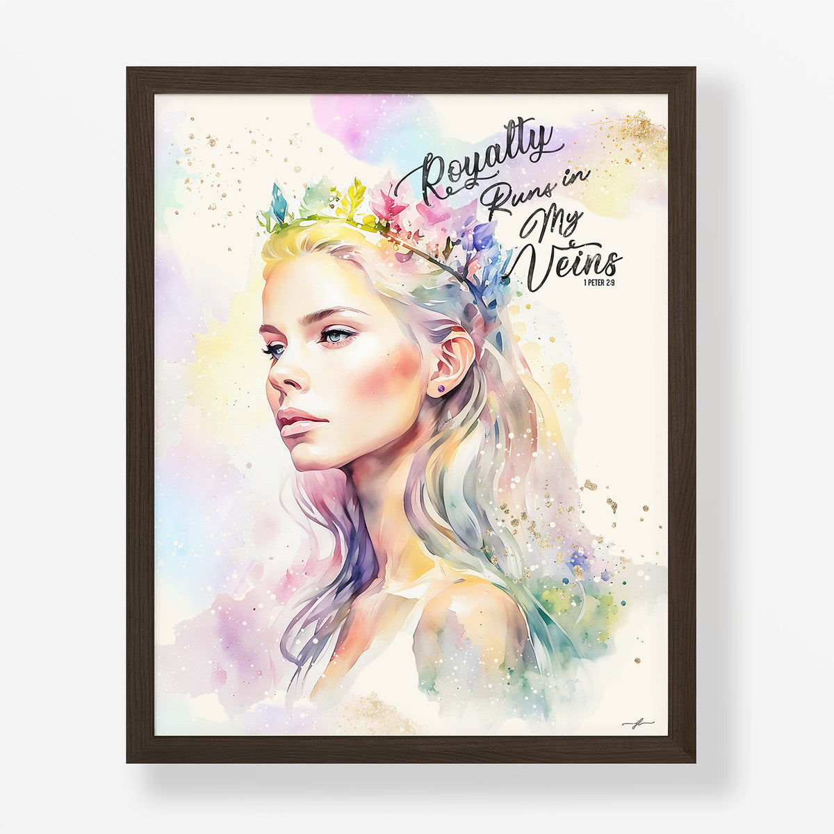 Royalty, Giclée Art Print, Christmas Framed Wall Art