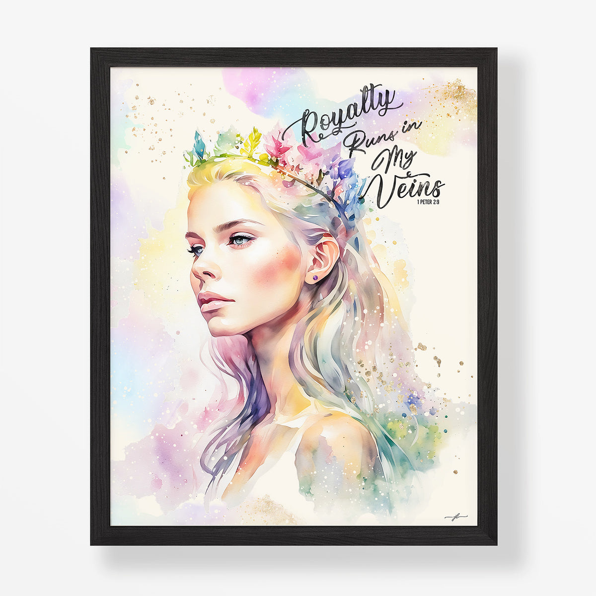Royalty, Giclée Art Print, Christmas Framed Wall Art
