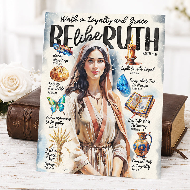 Ruth • Women of The Bible • Scripture Prompt • Giclée Christian Art Print