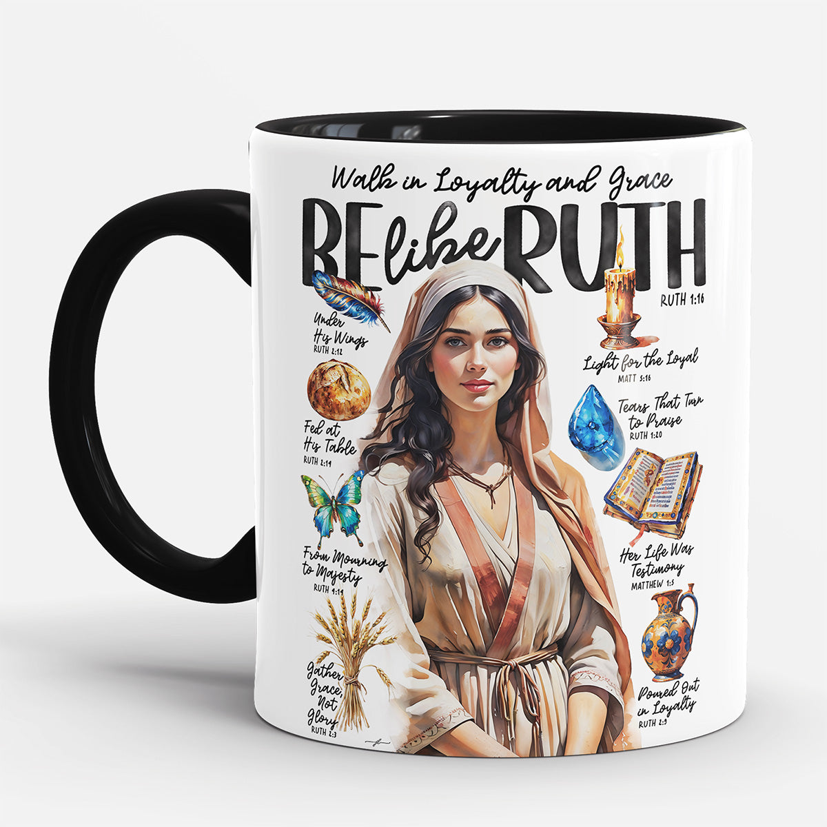 Be Like Ruth Christian Ceramic Personalized Mug