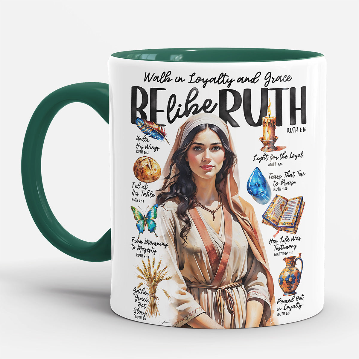 Be Like Ruth Christian Ceramic Personalized Mug