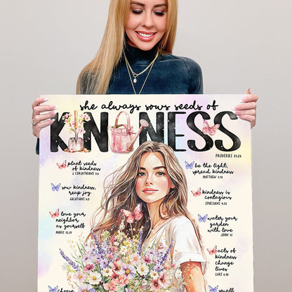 Spring | Kindness | Scripture Prompt Art Print&nbsp;