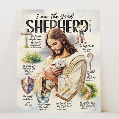 Jesus | The Good Shepherd | Scripture Prompt Art Print