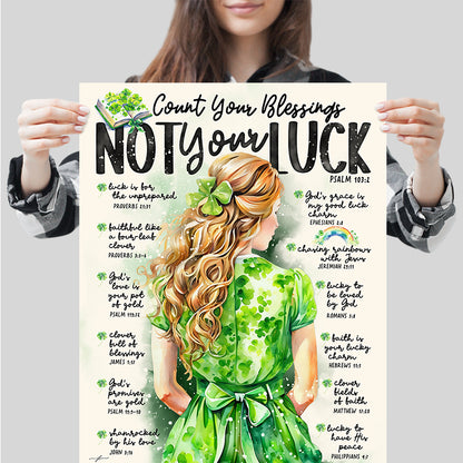 “Count Your Blessings" Christian Art Prints