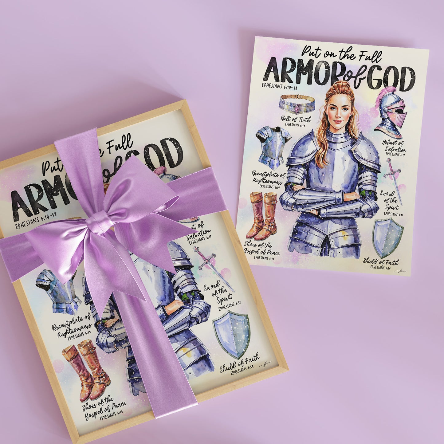 "Armor of God" Christian Fine Art Print