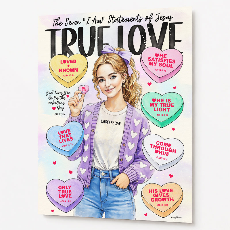 Valentine’s | Sweethearts | Scripture Prompt Art Print