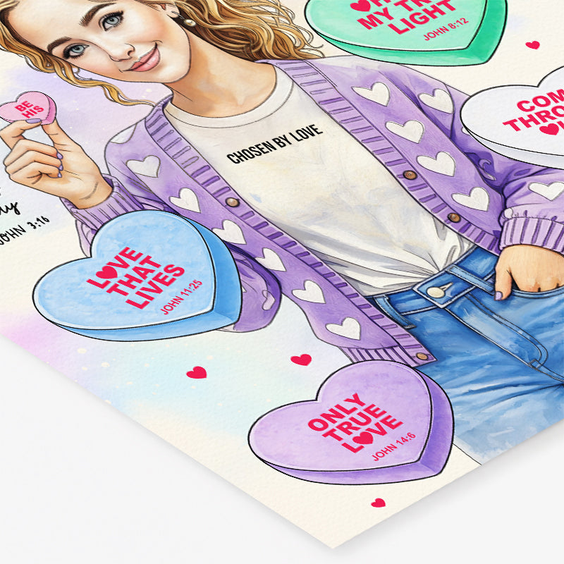 Valentine’s | Sweethearts | Scripture Prompt Art Print