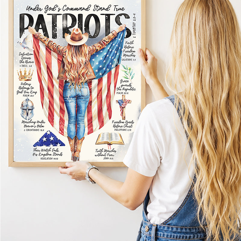 4th of July Giclée Christian Art Print, Christian Wall Decor, 4th Of July, True Patriots, Christian Art Print, Giclée Print, Patriotic Wall Art, Christian Patriotic Decor, Faith And Freedom, American Patriotism