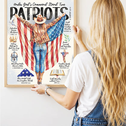 4th of July Giclée Christian Art Print, Christian Wall Decor, 4th Of July, True Patriots, Christian Art Print, Giclée Print, Patriotic Wall Art, Christian Patriotic Decor, Faith And Freedom, American Patriotism
