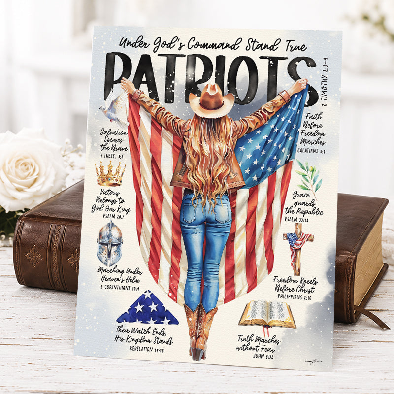4th of July Giclée Christian Art Print, Christian Wall Decor, 4th Of July, True Patriots, Christian Art Print, Giclée Print, Patriotic Wall Art, Christian Patriotic Decor, Faith And Freedom, American Patriotism