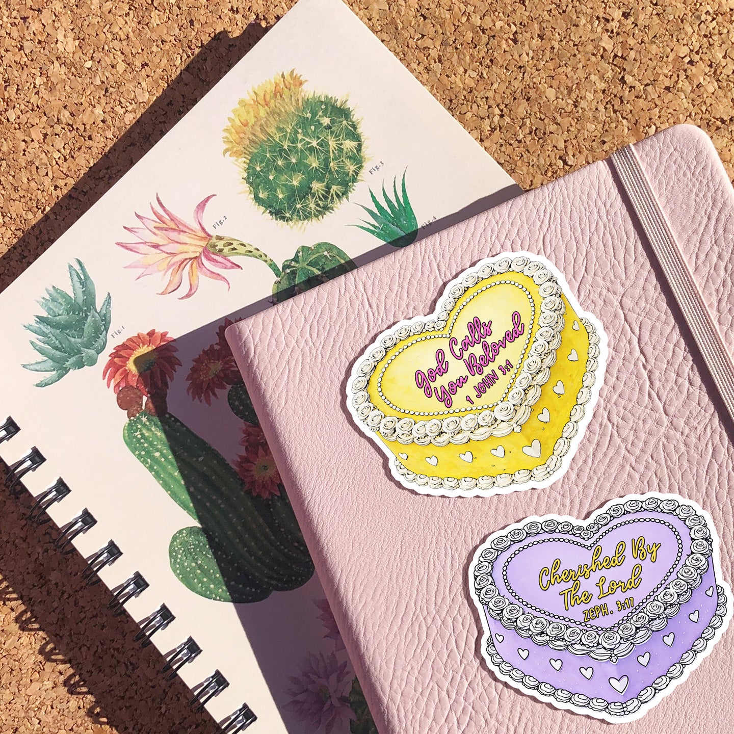 Valentine’s Cakes • Christian Vinyl Sticker Bundle