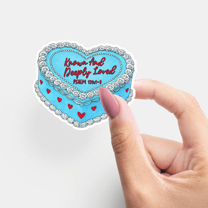 "Valentine’s Cakes" Christian Vinyl Sticker Set