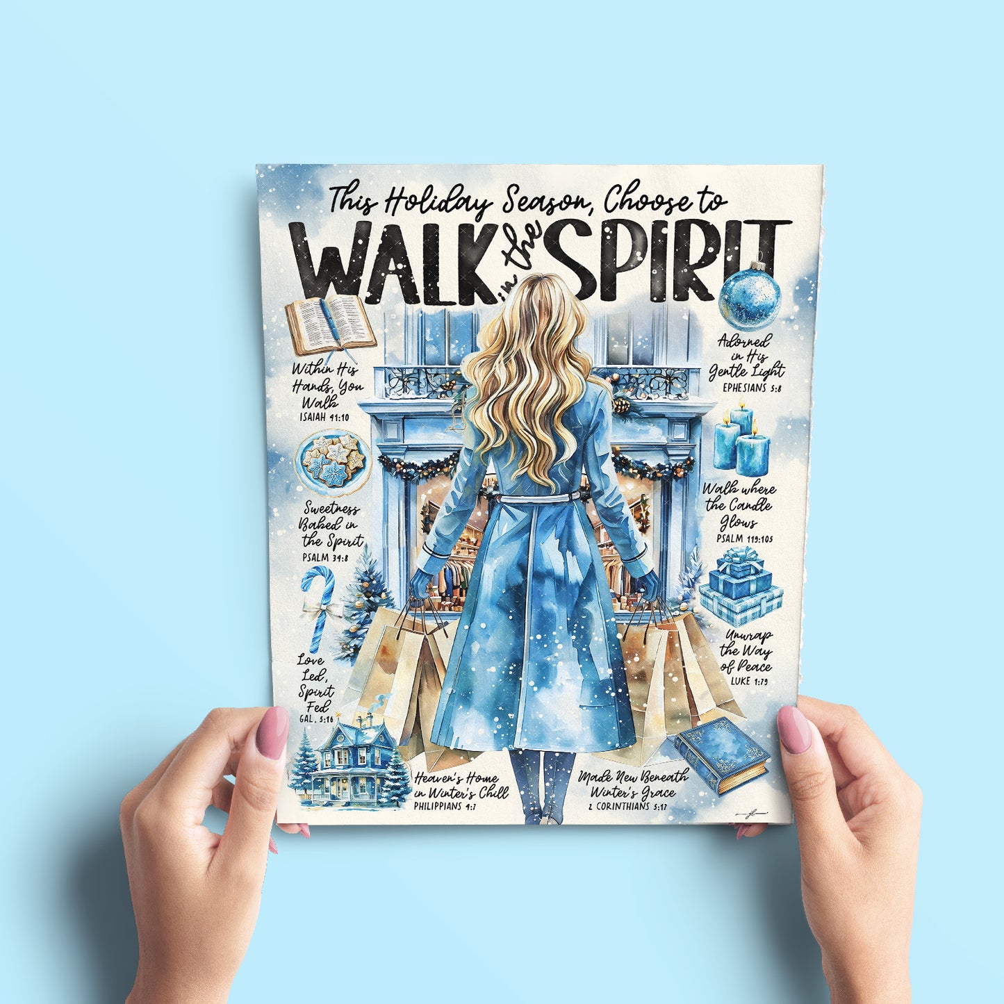 "Walk in the Spirit" Christian Art Print