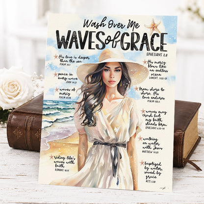 By The Sea | Waves of Grace | Scripture Prompt Art Print