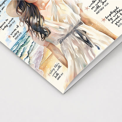 By The Sea | Waves of Grace | Greeting Card
