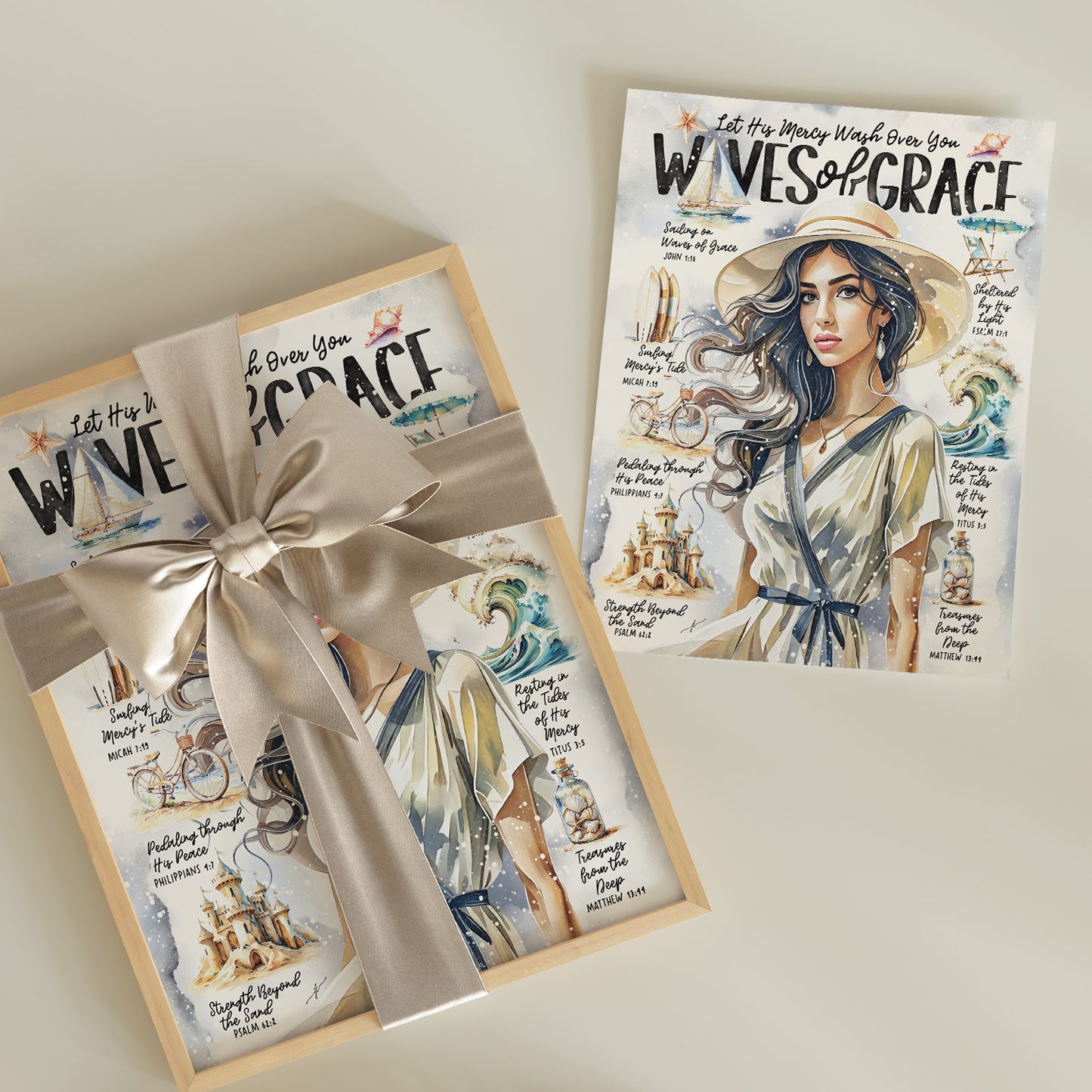 "Waves of Grace" Christian Art Print