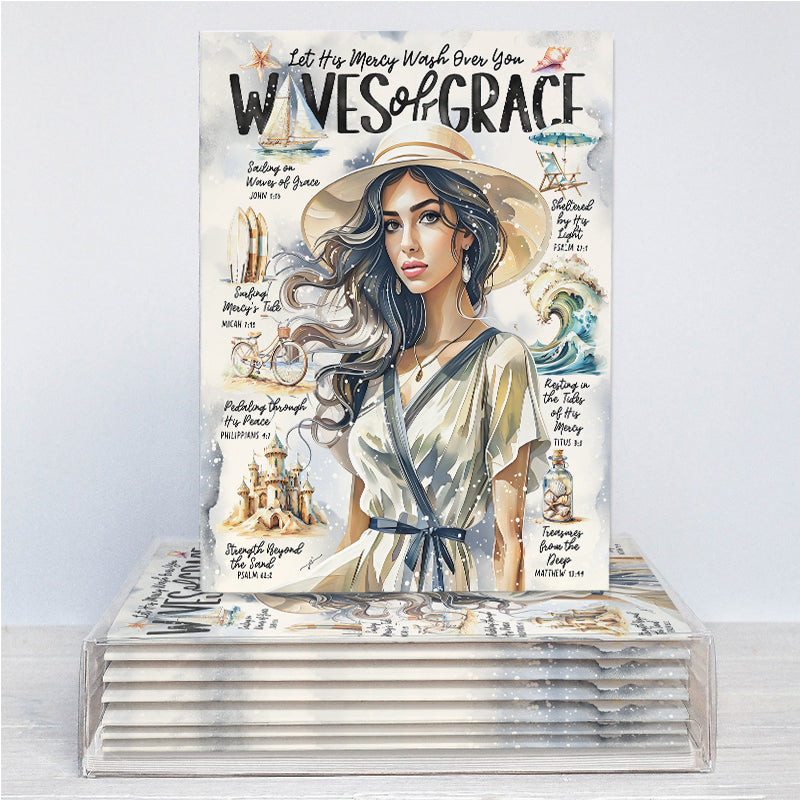 By The Sea | Waves of Grace | Greeting Card