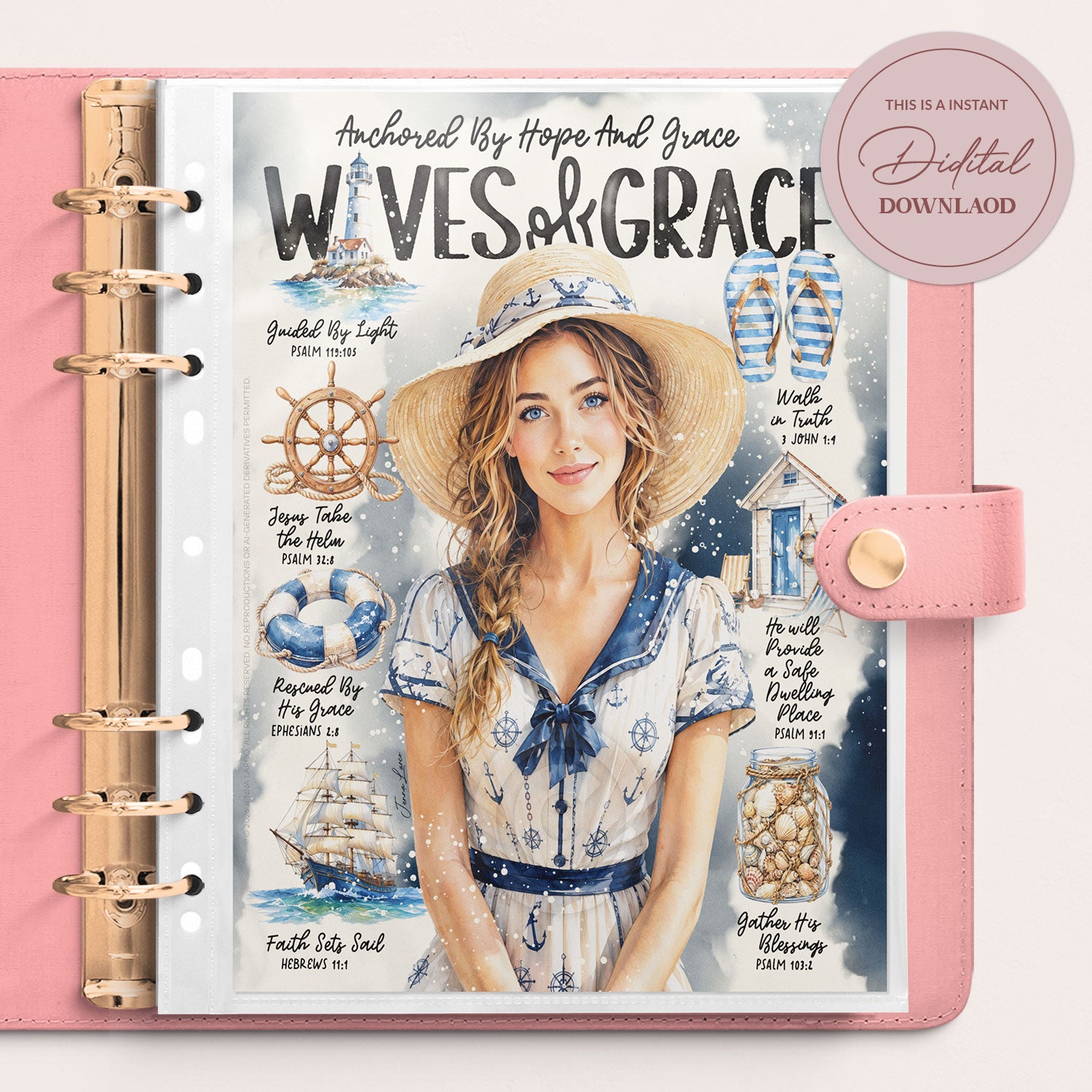 Waves of Grace • By The Sea • Christian Digital Bible Study Guide