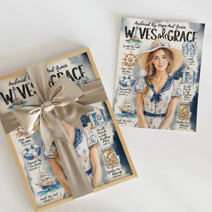By The Sea | Waves of Grace | Scripture Prompt Art Print