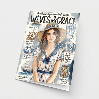 By The Sea | Waves of Grace | Christian Greeting Card