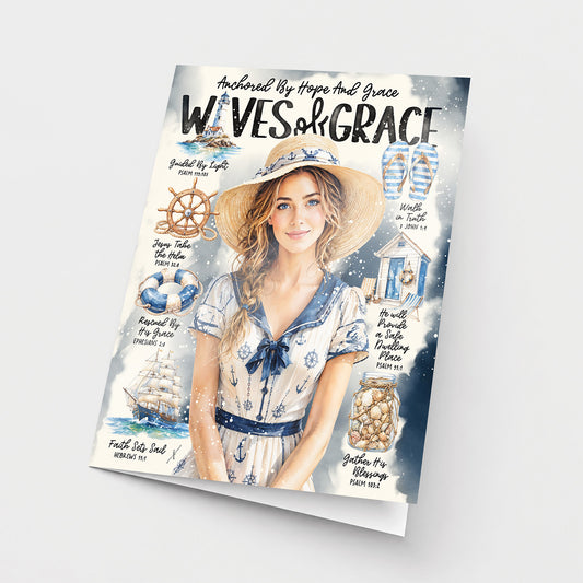 By The Sea | Waves of Grace | Christian Greeting Card