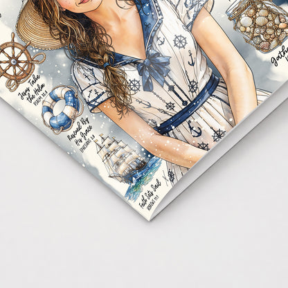 By The Sea | Waves of Grace | Christian Greeting Card
