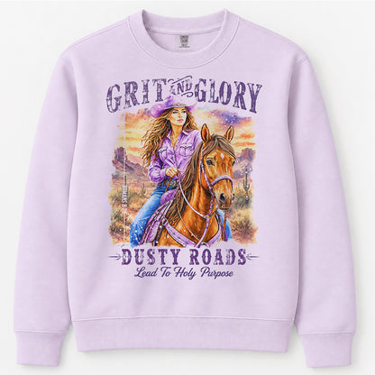 Western • Grit & Glory • Christian Comfort Colors® Sweatshirt