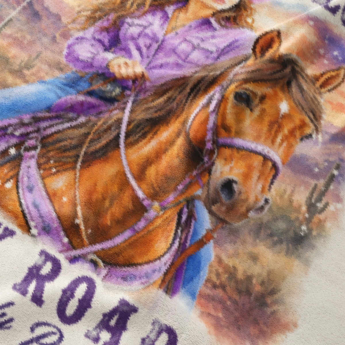 Western • Grit & Glory • Christian Arctic Fleece Blanket