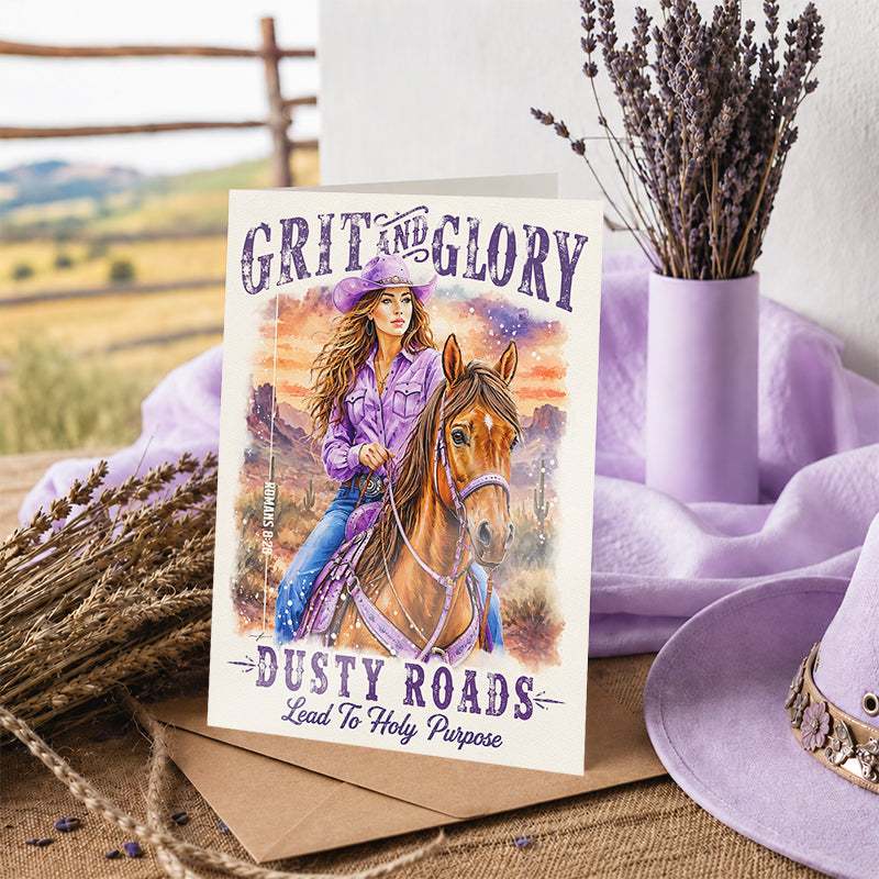 "Grit and Glory" Greeting Card with Envelope