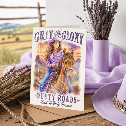 "Grit and Glory" Greeting Card with Envelope