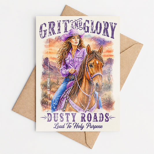 "Grit and Glory" Greeting Card with Envelope