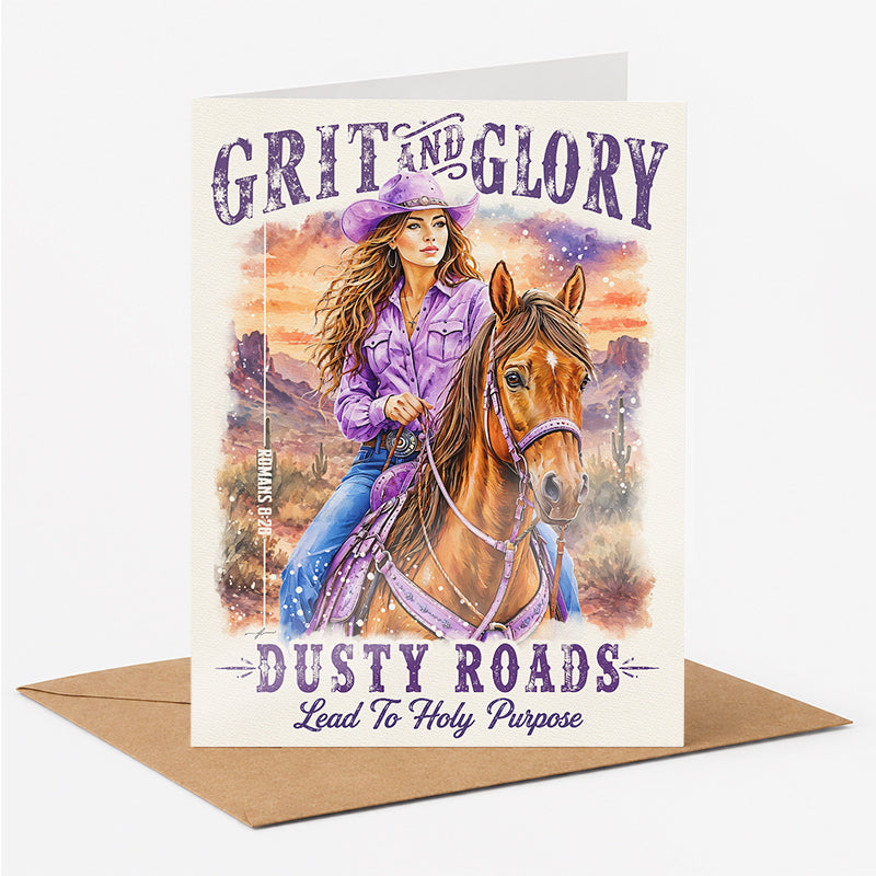 "Grit and Glory" Greeting Card with Envelope