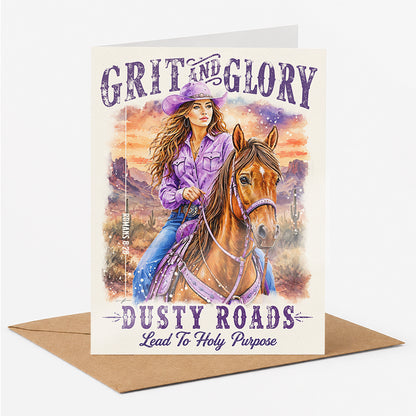"Grit and Glory" Greeting Card with Envelope