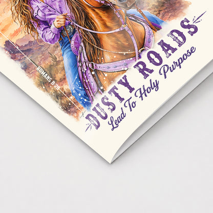 Western • Grit & Glory • Christian  Fine Art Greeting Card